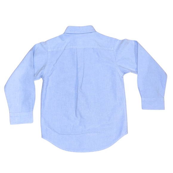 Ralph Lauren Boys Blue Plaid and Blue Solid Shirts - Picture 6 of 6